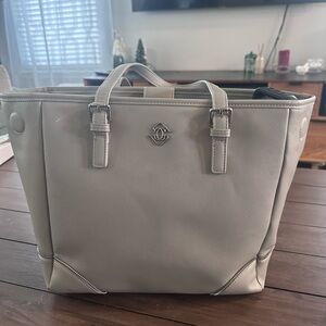 Grey Laptop Tote